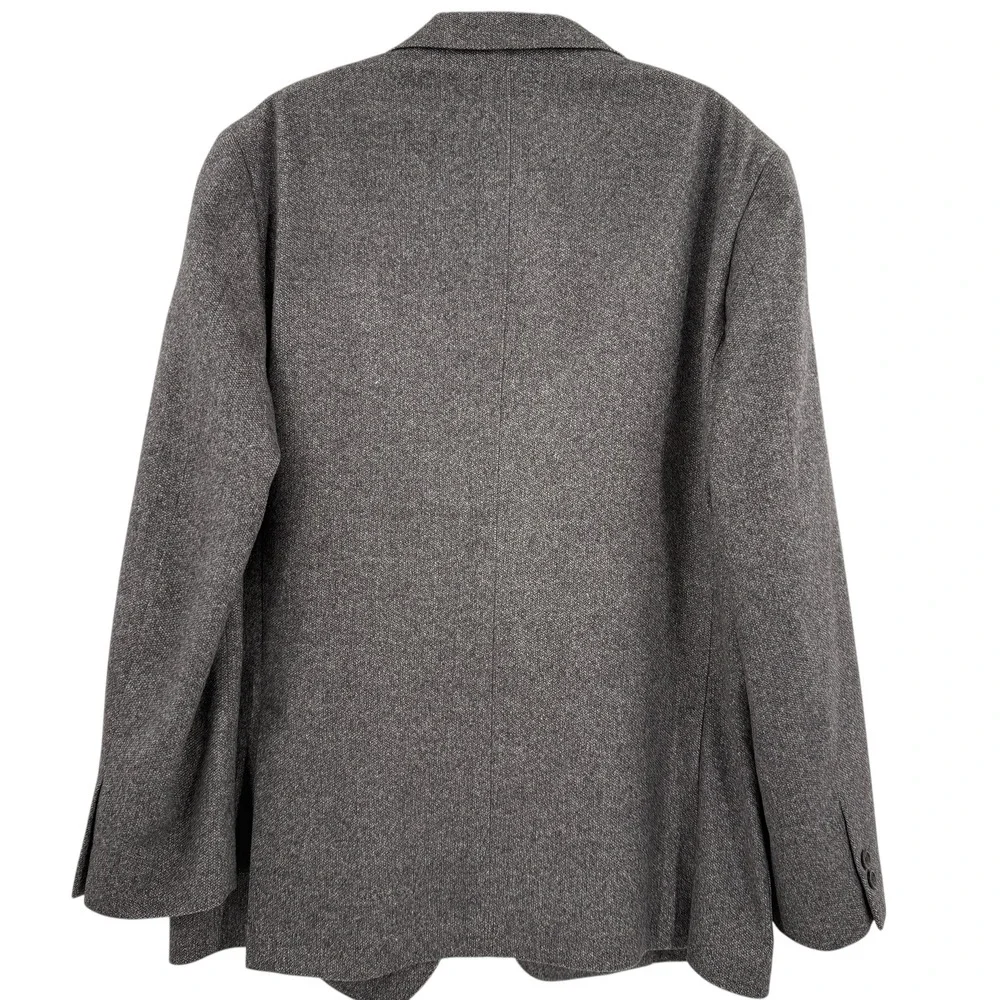 IBIZA Mens 46L Wool Cashmere‎ Blend Blazer Jacket Gray